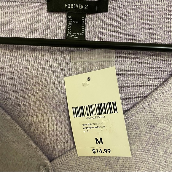 NWT Knit crop top - Picture 3 of 3